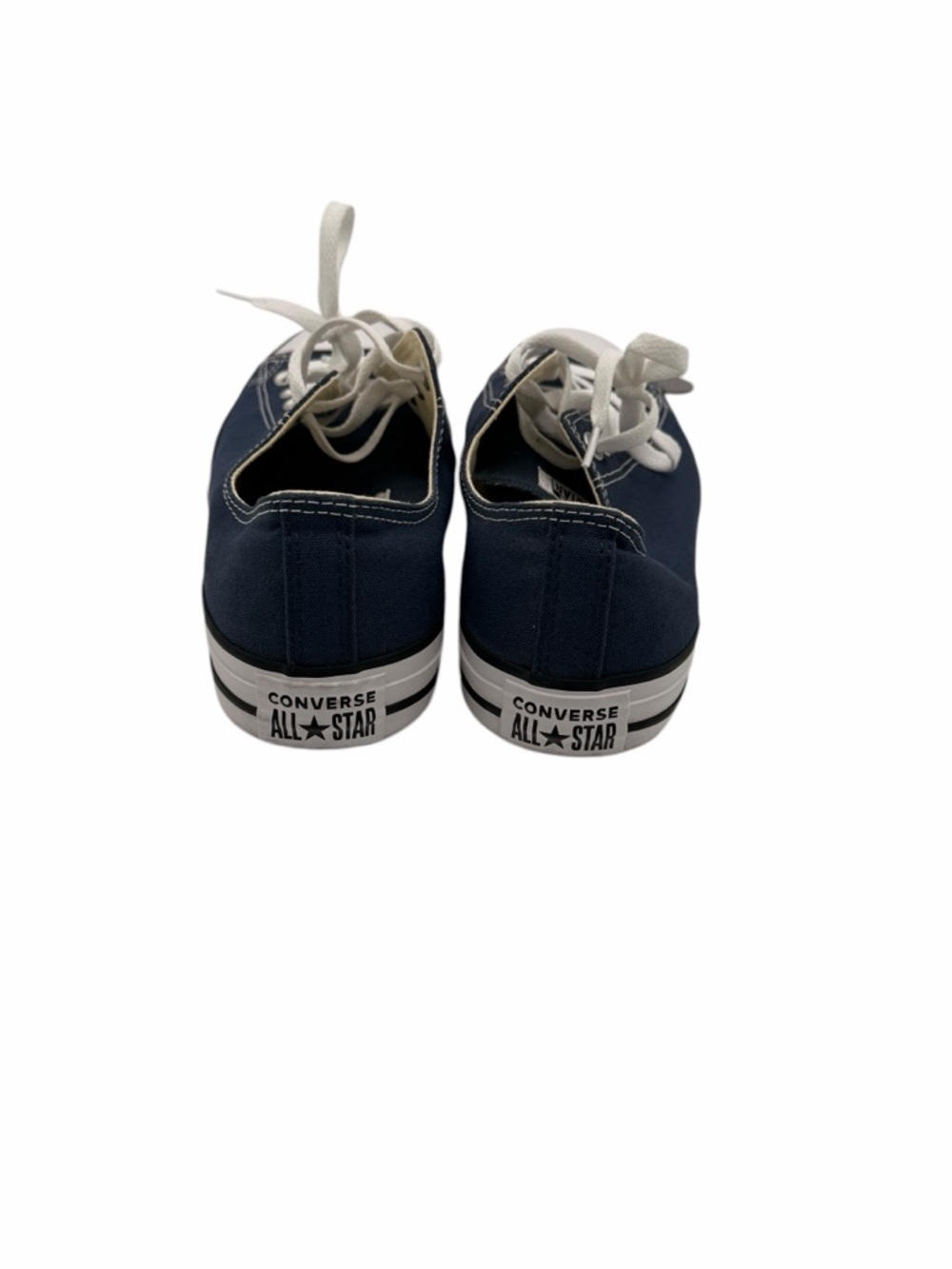 Navy & White - Converse All-Stars Low Top Sneakers - Unisex W 11/M 9 - Picture 5 of 11